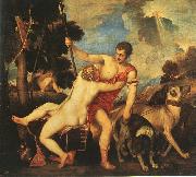  Titian Venus and Adonis Norge oil painting reproduction
